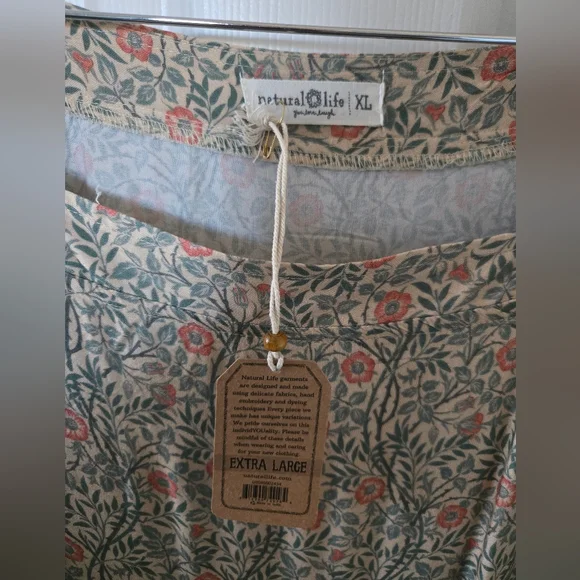 NATURAL LIFE Berkley Maxi Dress in Sage Bloom XL NWT $69 Sold Out - Picture 7 of 10